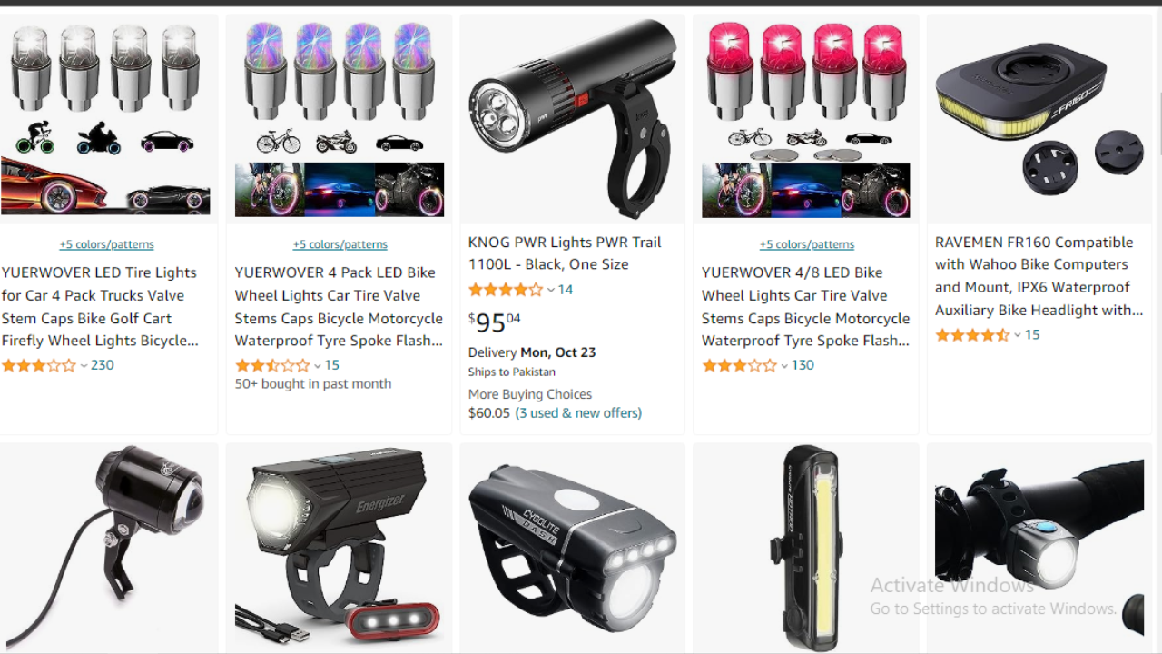 Bike Lighting Parts